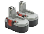 2X 18V 2AH Nimh Battery For Bosch BAT025 BAT026 BAT160 BAT180 BAT181. Fixed Price $54.99.