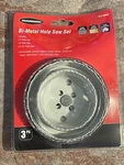 Warrior Bi-metal Hole Saw Set 3", & 4-1/4" Item 68989 New. Fixed Price $25.99.