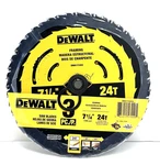 Dewalt Genuine Carbide Teeth Framing Saw Blades 1/4" DWA1714243L New.. Fixed Price $35.99.