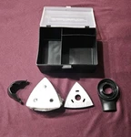 New Rockwell Sonicrafter Sanding Polishing Kit 20 Pads & Dust Control. Fixed Price $19.00.