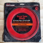 Craftsman 80" X 1/8" 15 Tpi Band Saw Blade P/n 926592 Made In Usa.. Fixed Price $19.87.