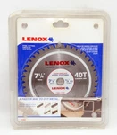 Lenox 7-1/4" 40T Steel Cutting Circular Saw Blade 21894 Titanium Carbide Tip New. Fixed Price $19.95.