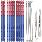 10 Pack Hacksaw Blades, High Speed 24 Tpi - 12" Length Inch.... Fixed Price $15.56.