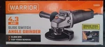 4-1/2 Warrior Angle Grinder With Slide Switch 4.3 Amp 12000 Rpm W/ Flap Disc. Fixed Price $20.00.