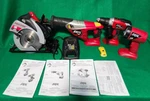 18V Cordless 4 Tool Combo Set & Charger -skilsaw Drill Flashlight Recip. Fixed Price $60.00.