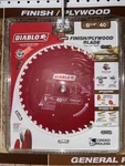 Diablo D0840X 8-1/4" Tooth Circular Saw Blade New Finish. Fixed Price $25.00.