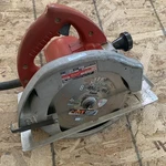 Milwaukee 6405 Circular Saw 15 Amp 5800RPM Red 8-1/4 Corded. Fixed Price $94.00.