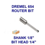 2 New Dremel Authentic Product 654 Router Bit High Speed, Grade Steel. Fixed Price $16.85.