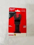 Milwaukee Universal Fit Open-lok High Carbon Steel Wood Blade 49-25-1101- New. Fixed Price $10.50.
