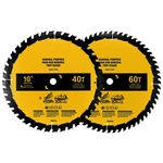 2-PACK 10IN 40T/60T Saw Blades Compatible With Dewalt Table/miter B.... Fixed Price $45.25.