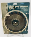 Delta 35-825 Dado Set Variable Adjust 1/4 To 13/16 5/8 Arbor Ind Carbide. Fixed Price $139.95.