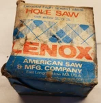 Vintage New Lenox Welded Edge Hole Saw Hi Speed STEET2 Bi Metal 2-1/4 Cut. Fixed Price $14.99.