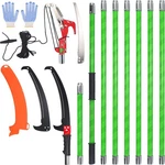 Manual Pole Saw For Tree Trimming 26FT Extendable Pruner W/ Sharp Blade. Fixed Price $59.99.