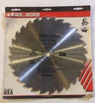 Black & Decker Contractor 10" Fast Cut Combination Saw Blade 5/8" Arbor Chrome. Fixed Price $12.99.