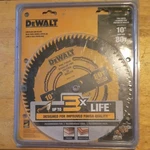 New (DWA11080) Dewalt 10-IN. (254MM) Tooth Fine Finish Saw Blade. Fixed Price $30.00.