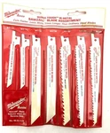 7 Pieces Milwaukee Sawzall Blade Assortment Bi-metal, No. 49-22-1125. Fixed Price $29.00.