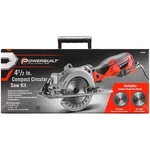 Powerbuilt 4 1/2" Compact Circular Saw W/5.8 Amp Motor New & Factory Sealed!. Fixed Price $72.50.
