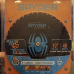 Spyder 13032 10-INCH 40-TOOTH Tct Framing Circular Saw Blade. Fixed Price $26.50.