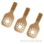 3 X Oscillating Tool Narrow Carbide Finger Blade- Chicago Electric Compatible. Fixed Price $20.95.