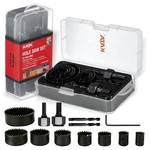 Kata 12PCS Hole Saw Kit 3/4"-2-1/2" (19-64MM) Set With Mandrels Hex .... Fixed Price $22.39.