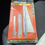 Black & Decker Navigator Blade 3 Piece Combo New Sealed Package 74-598. Fixed Price $18.00.