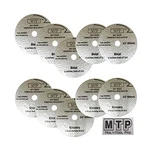 Mtp Brand 10 Assort 3.5" X 7/16" Arbor Metal Masonry Cutting Wheel Compatible.... Fixed Price $23.89.