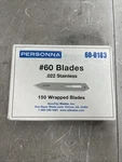 Accutec Personna Blade, 60-0183, Poultry 2.875" 48500 Case Of 150. Fixed Price $150.00.