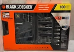 Black & Decker 100 Piece Combination Set, Carry Case, Drill Bits, Allen Keys Etc. Fixed Price $25.50.