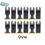 12 Pcs Titanium Multi Tool Blades Metal Cutting Oscillating Saw Kit. Fixed Price $16.49.
