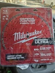 Milwaukee Diamond Ultra 14 In Segmented Turbo General Purpose Blade 49-93-7540. Fixed Price $115.00.
