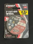 Chief CH338 3" Cut-off Wheel Type 01/41 Pack. Fixed Price $9.99.