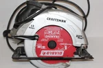 Craftsman 1/4" Circular Saw Model #320 10871 Work Light Corded Diablo Blade. Fixed Price $32.00.