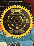 3 Pack Dewalt Carbide Saw Blade 7 1/4 Inch 40T Cross Cutting/. Fixed Price $29.99.