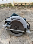 Black And Decker #7359 10-AMP 5300 Rpm Corded Circular Saw, Type 2 With 1/3 Hp. Fixed Price $120.00.