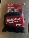 Milwaukee Tool 48-22-0425 Ft Tape Measure, 3/16IN Blade. 15 Extend. Fixed Price $18.00.