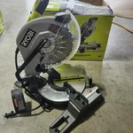 Ryobi TS1346 14 Amp 10" Corded Compound Miter Saw W/ Led Missing Bag And Bolt. Fixed Price $119.44.
