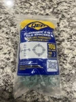 Qep 1/8 & 1/4 Inch Clearview 2 Tile Spacers 100 Count + 50 Green Plastic. Fixed Price $22.22.