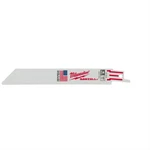 Milwaukee 48-00-5184 6" Tpi Sawzall Blade (5-PACK). Fixed Price $17.40.
