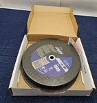 (qty 10) Norton 66253106101 Gemini 10" X 3/32" 5/8" Cut-off Wheel. Fixed Price $122.33.