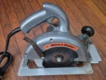 Vtg #U337 Black & Decker 7-1/4 Professional Hd Circular Saw Polished Aluminum. Fixed Price $45.00.