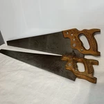 Set Of Disston & Sons Panel Hand Saw D-23 5 1/2 Points 26 Blade. Fixed Price $99.00.