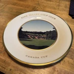 Pine Valley Golf Club Lenox Collector Plate Canada Cup 1999 6TH Hole. Fixed Price $124.99.