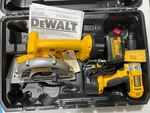 Dewalt DW988KM-2 18V Cordless Hammerdrill/drill/driver & Circular Saw #23. Fixed Price $220.00.
