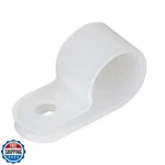 Teansic 200PCS White Nylon R-type Cable Clamp Fastener 1/2 Inch Plastic Wire. Fixed Price $20.00.