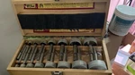Ivy Classic 46184 16-PIECE Forstner Bit Set, High-carbon Steel, Wooden Case. Fixed Price $80.00.