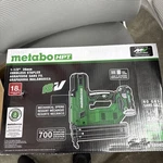 Metabo Hpt N1804DBM 18V Multivolt Cordless Narrow Crown Stapler Kit. Fixed Price $145.50.