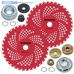 Nejeszoe 9" X 36 Teeth Carbide Tipped Brush Cutter Blades For Weed Eater Red. Fixed Price $30.29.