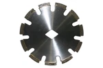 6" Segmented Diamond Blade .125" Thickness, Arbor. 45 Grit. Made In Usa. Fixed Price $49.00.