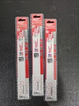 (3) Milwaukee 48-00-5788 9" 18 Tpi Torch Sawzall Blades (5 Pk) 15 Total. Fixed Price $45.00.