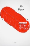 10 Pack Of Diablo D0740A 7-1/4" X Tooth Carbide Circular Saw Blades New. Fixed Price $129.50.